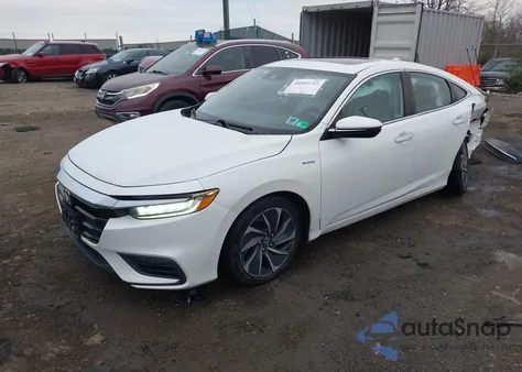 2019 Honda Insight Touring из США, поврежденный, VIN 19XZE4F90KE012133